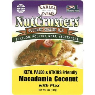Nutcrusters Macadamia Coconut Paleo Atkins Flax Front Label