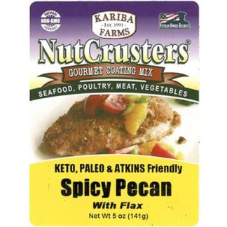 Nutcrusters Spicy Pecan Paleo Atkins Flax Front Label